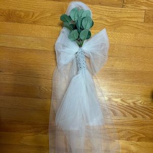 Pew bows for wedding (10 for $100, 20 for $180)